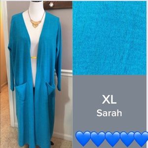Lularoe Turquoise Sara XL NWT